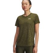 Under Armour Tech Twist Short Sleeve Tee - Womens - Green/White image