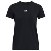 Under Armour Rival Core Short Sleeve Tee - Womens - Black/White image
