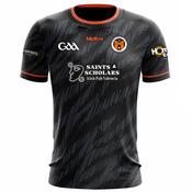 McKvr Valencia GAA Training Jersey - Adult - Black/Tangerine image