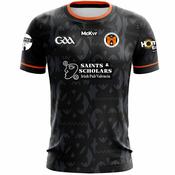 McKvr Valencia GAA Goalkeeper Jersey - Youth - Black/Tangerine image
