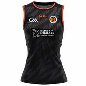 McKvr Valencia GAA Sleeveless Jersey - Womens - Black/Tangerine image