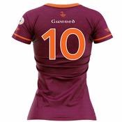McKvr Gwened Vannes GAA Numbered Outfield Jersey - Womens - Maroon/Orange image