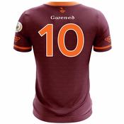 McKvr Gwened Vannes GAA Numbered Outfield Jersey - Adult - Maroon/Orange Player Fit image