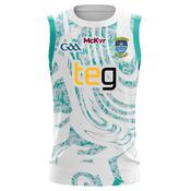 McKvr Westmeath GAA Edge Sleeveless Jersey - Adult - White/Turq image