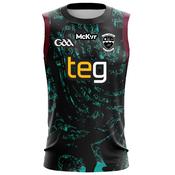 McKvr Westmeath GAA Edge Sleeveless Jersey - Adult - Black/Maroon/Turq image