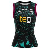 McKvr Westmeath GAA Edge Sleeveless Jersey - Womens - Black/Maroon/Turq image