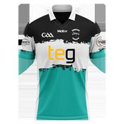 McKvr Westmeath GAA Goalkeeper Jersey - Adult - White/Black/Turq