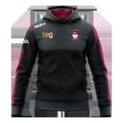McKvr Westmeath GAA Edge Hoodie - Adult - Black/Charcoal/Maroon