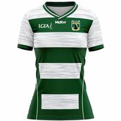 McKvr Wolfe Tones LGFA Outfield Jersey - Womens - White/Green image