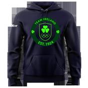 McKvr Team Ireland Big Logo Hoodie - Youth - Navy