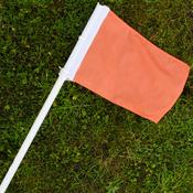 Mc Keever Sports 2 Point Field Flag - Orange (with pole)