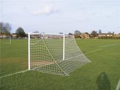 Mc Keever Sports Soccer Goal Net (Set of two) - Standard Continental Sloping Net 24 x 8 image