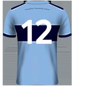 McKvr Clonakilty Community College Numbered Playing Jersey - Adult - Blue image