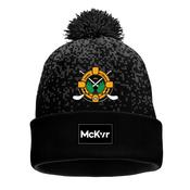 McKvr Glen Rovers Hurling Cork Core 22 Bobble Hat - Adult - Black/Grey image