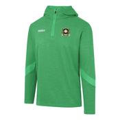 McKvr Hertfordshire GAA Core 22 1/4 Zip Hoodie - Adult - Green image