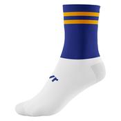 McKvr Pro Mid 2 Bar Socks - Youth - Royal/Amber/White Foot image