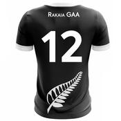 McKvr Rakaia GAA Numbered Outfield Jersey - Womens - Black/White image