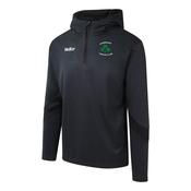 McKvr Shamrocks Camogie - Galway Core 22 1/4 Zip Hoodie - Adult - Black