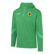 McKvr St Brendans Basketball Core 22 1/4 Zip Hoodie - Youth - Green image