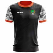 McKvr Tieve Tara Road Bowls Jersey - Adult - Black/Orange Player Fit image