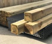 44 x 44mm WD  Spindles Treated (Green) image