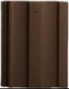 Concrete M Profile Tile New Brown