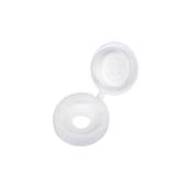 Double Screw Caps White 25pcs