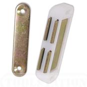 Magnetic Catch Large White (Pair)