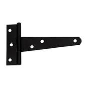 Light Tee Hinge 100mm Japanned Black (pair) image