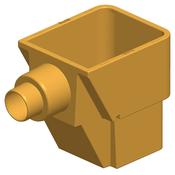 JFC Road Gully incl  4 / 6 Inch Outlet PVC - Brown