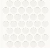 Self Adhesive Screw Caps White (100)