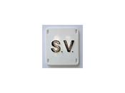 Sluice Valve Marker Plate 200 x 120mm 