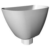 Freeflow Square Hopper Head - White