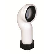 90° Fast Fix Pan Connector Bent - White image