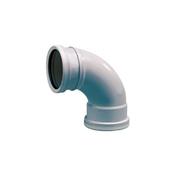 Soil Pipe 90 Degree Double Socket Bend 110mm - Grey image