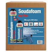 Soudal Contractors Foam Pack (10 x Foam, 1 x Cleaner, 1 x Gun)