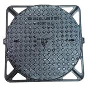 Medium Duty Square Cover &amp; Square Frame B125 600x600mm