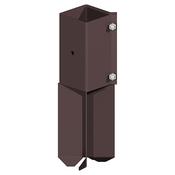 Post Anchor Concrete In 100x100mm Swiftclamp E-Brown