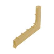 Concealed L-Shaped Weep Vent - Buff