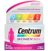 Centrum Women 50+ Multivitamin 30 Tablets image