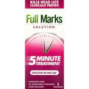 Full Marks 5 Minute Treatment Solution 4 Treatments image