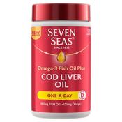 Seven Seas Cod Liver Oil One-A-Day 120 Capsules image