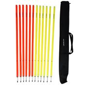 Hit Sport Mini Training Poles | Orange &amp; Yellow Set