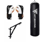Hit Boxing Punch Bag &amp; Premium Leather Boxing Gloves image