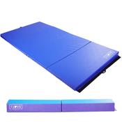 I Love Gymnastics Balance Beam &amp; Mat | Purple &amp; Blue