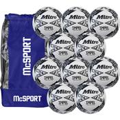 Mitre Junior Impel Lite Football (370g) | 10 Pack + Bag