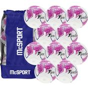 Precision Fusion FIFA Basic Training Football (Pink) | 10 Pack + Bag image