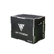 Hit Fitness 3 in 1 Wooden Plyometric Box | Black