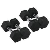 Hit Fitness Hex Dumbbells 10kg &amp; 15kg | Bundle image