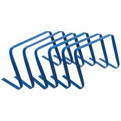 Precision 12" High Flat Hurdles Set (Blue) | 6 Pack
